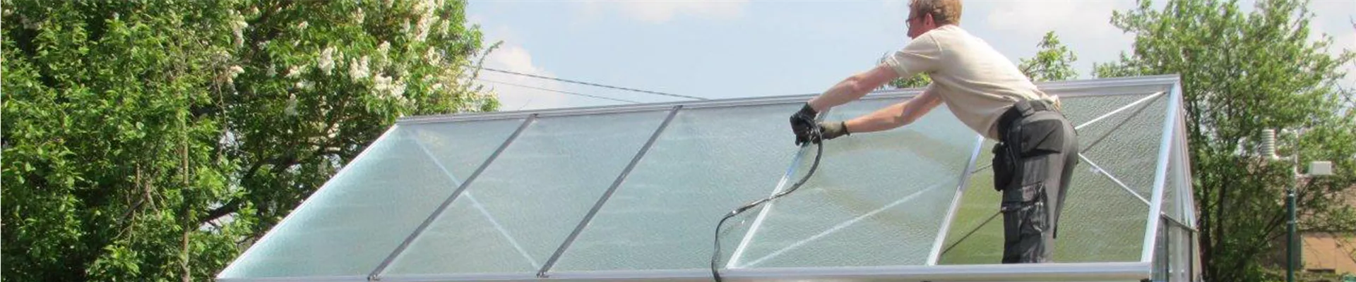 GEWÄCHSHAUS Montage, Aufbau