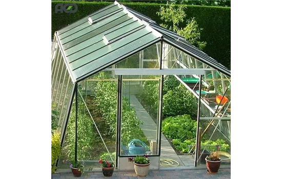 ACD® Gewächshaus Schräg-S2 ALU <3,80 m>