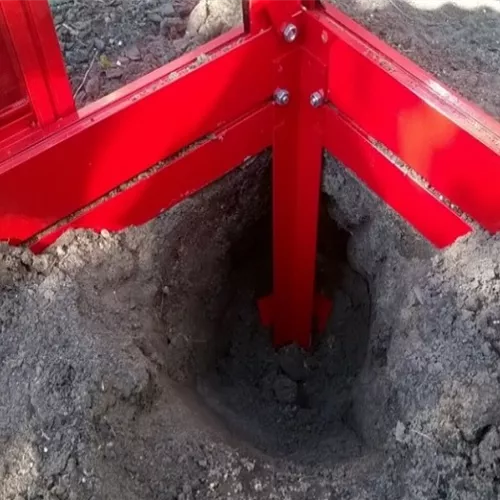 Das Gewächshaus Fundament