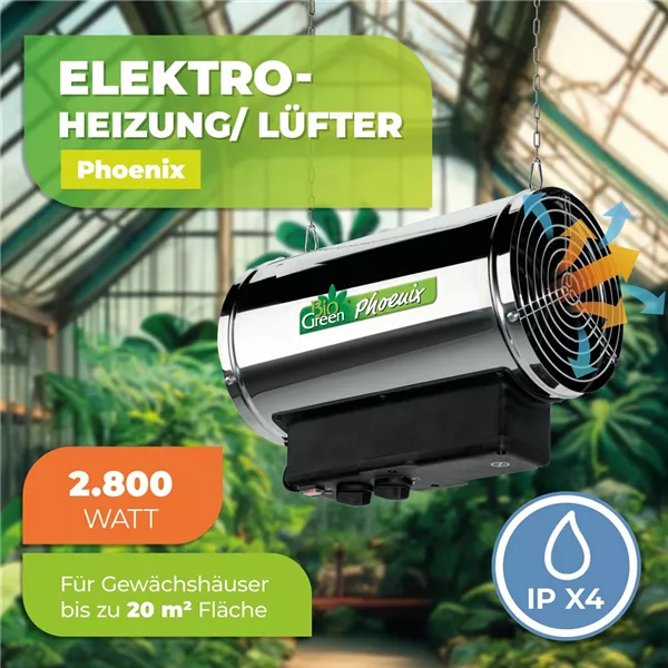 Gewächshausheizung Phoenix Gewächshausheizung Phoenix