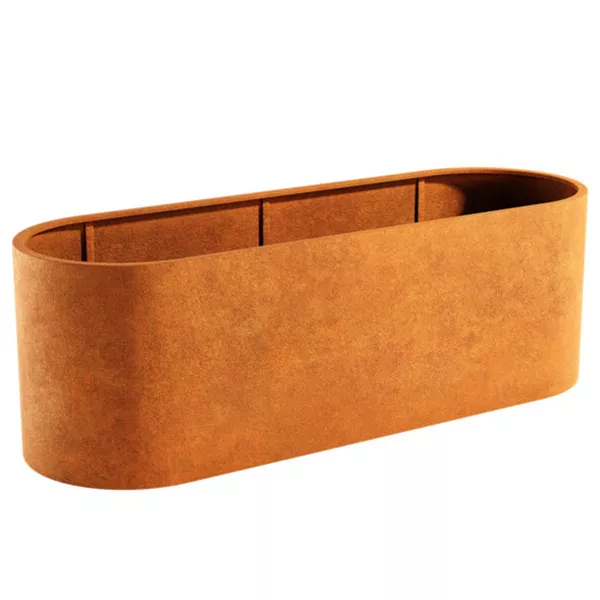 Cortenstahl Hochbeet Oval Cortenstahl Hochbeet Oval