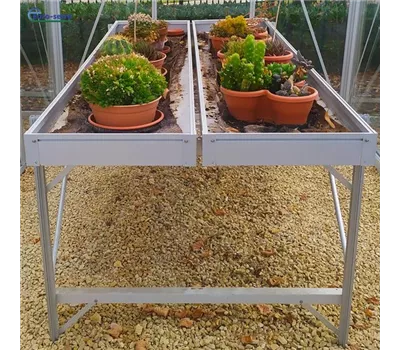 Gärtnertisch freistehend doppelt