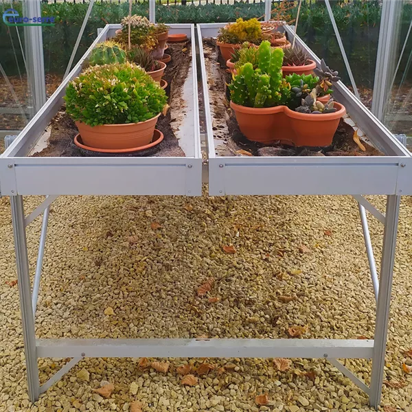 Gärtnertisch freistehend doppelt