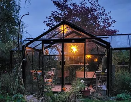 Winterzauber im Gewächshaus